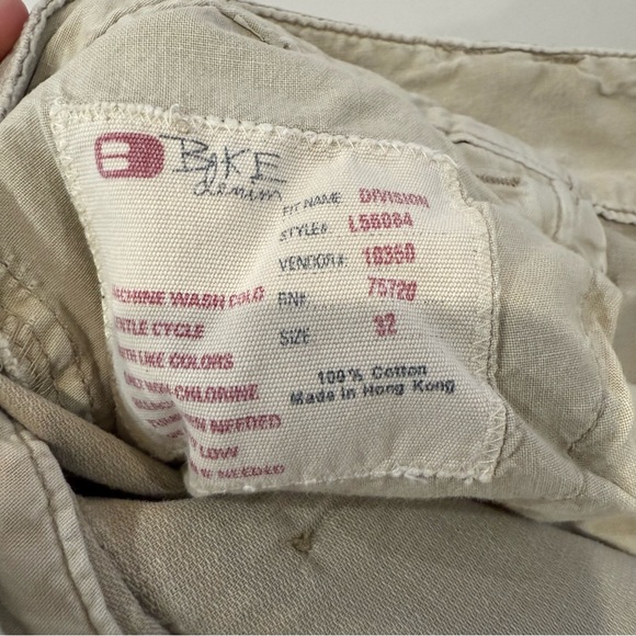 Vintage Y2K BKE Low Rise Khaki Cargo Bootcut Pants Womens Size 32 Beige Utility - Picture 9 of 9